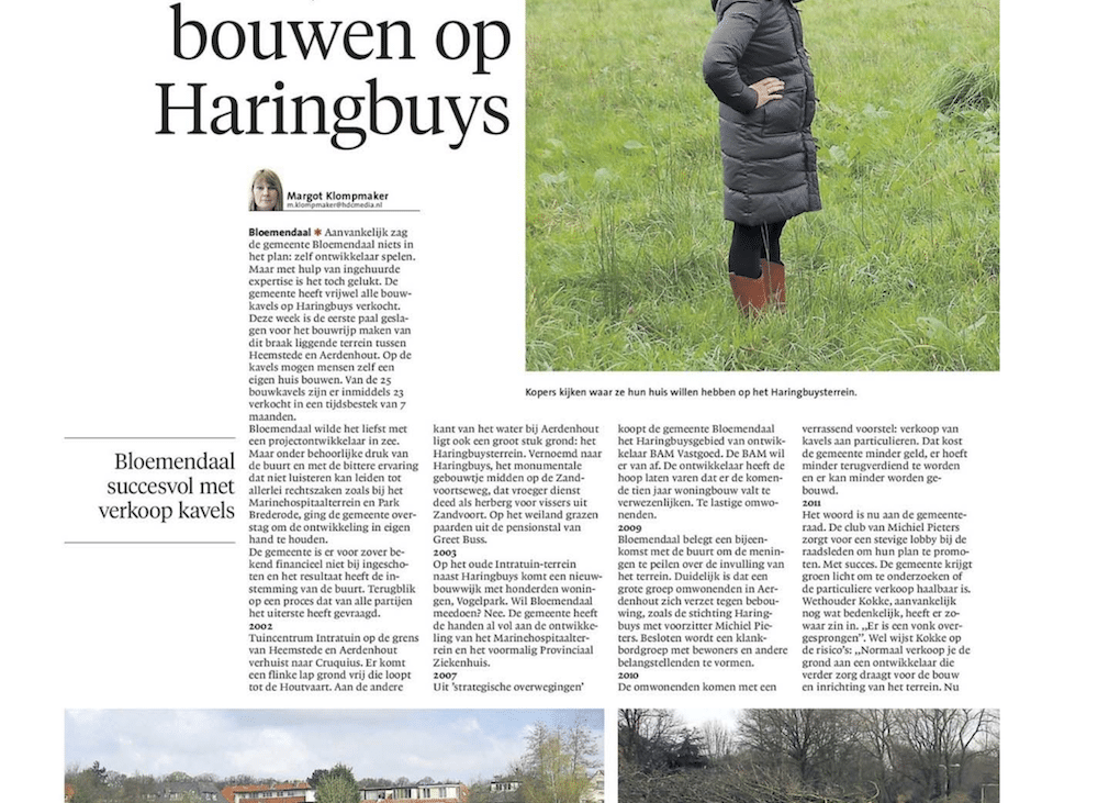 Zelf je huis bouwen op Haringbuys